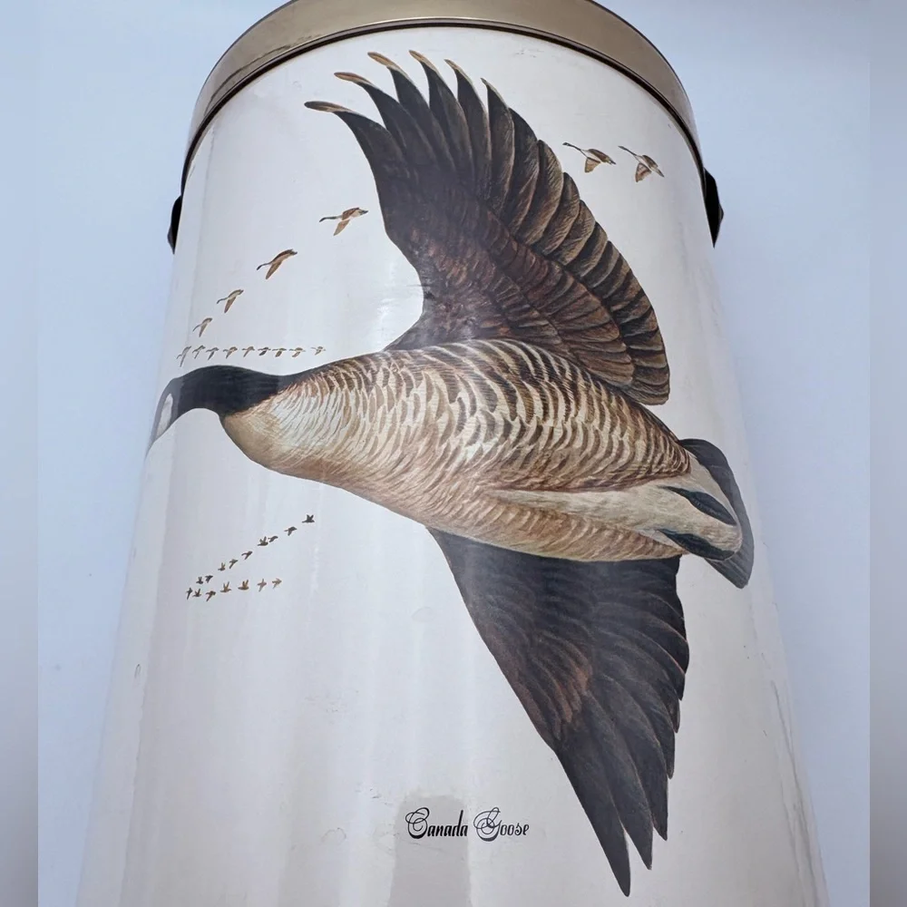 Vintage George’s Briard Canada Goose Ice Bucket for a MCM Bar Cart